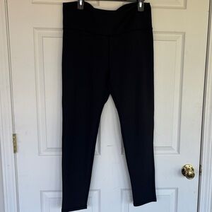 Mono B Black High-Waist Skinny Ponte Leggings
